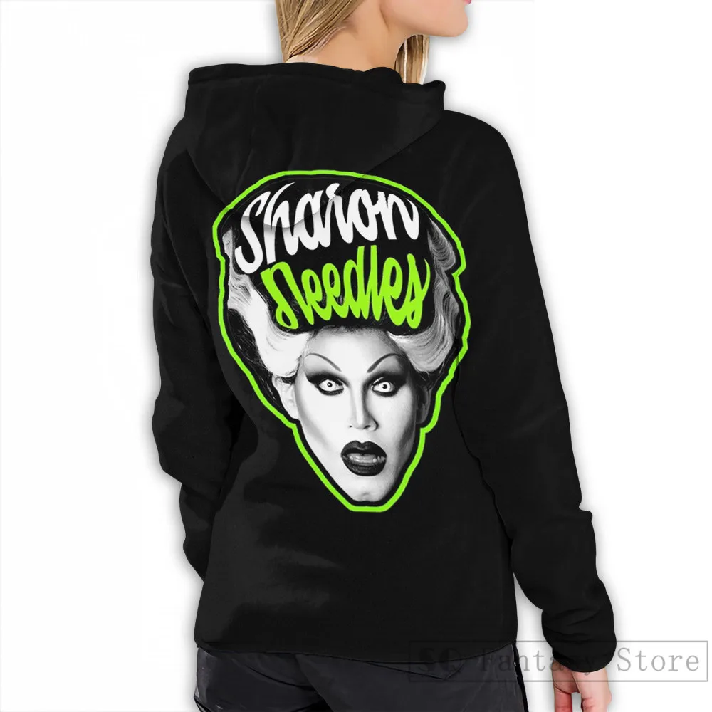 Мужские толстовки, свитшоты для женщин с забавным принтом Sharon Needles, Повседневная Толстовка с капюшоном, Streatwear