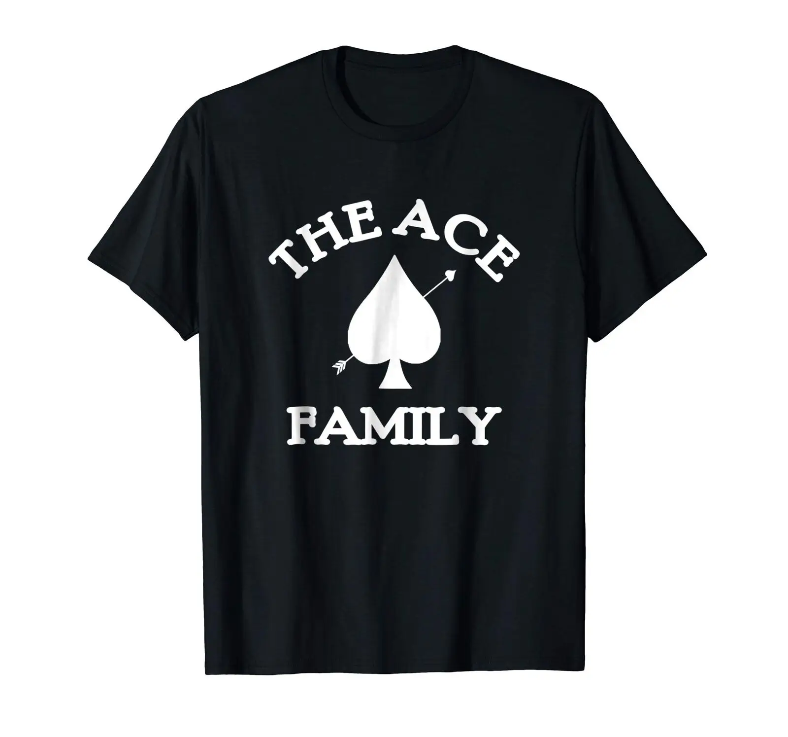Черная футболка с логотипом The ACE family | Мужская одежда