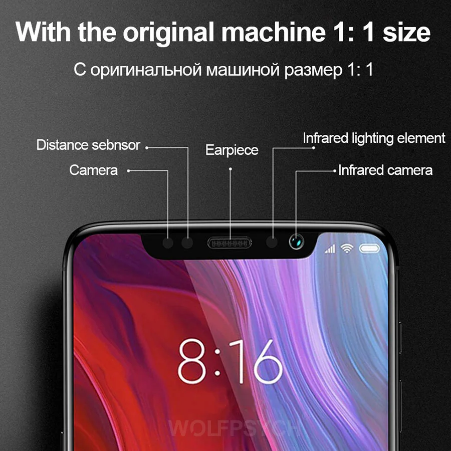 9D полное покрытие из закаленного стекла для Xiaomi mi 8 9T 9 SE A2 Lite Pocophone F1 mi x 3 Red mi Note 8 7 6 K20 Pro Защитная пленка для экрана