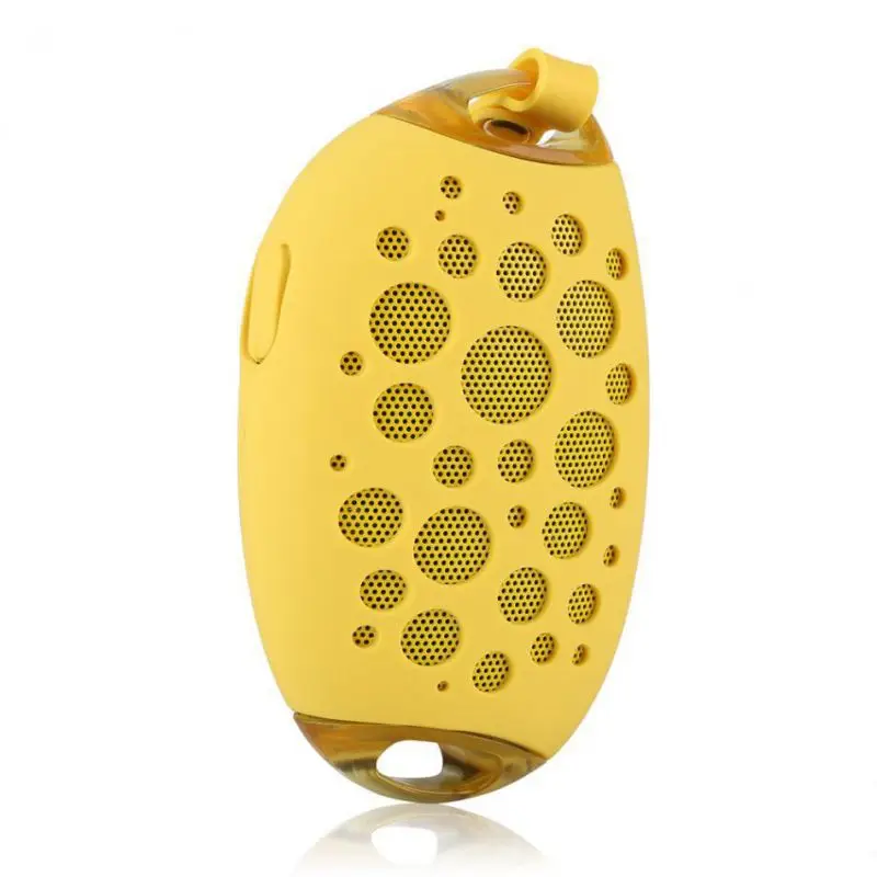 Открытый водонепроницаемый мини музыкальный динамик Bluetooth Манго Форма Портативный IPX5 пыленепроницаемый силиконовый беспроводной звуковой ящик с Carab
