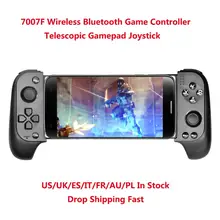 Atualizado 7007f sem fio bluetooth controlador de jogo telescópico gamepad joystick para samsung xiaomi huawei android iphone em estoque