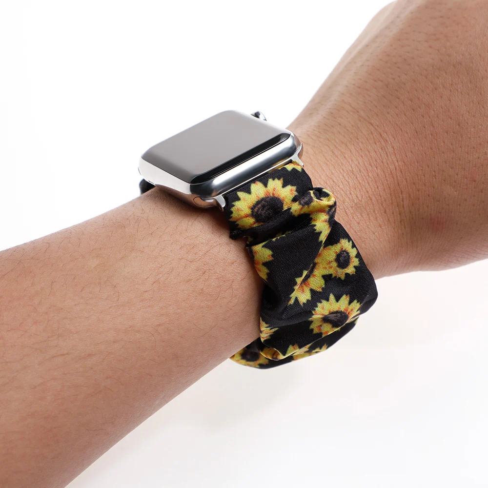 Ремешок резиновый для apple watch band 44 мм 40 браслет iwatch series 6 se 5 4 3 38 42 женщин и