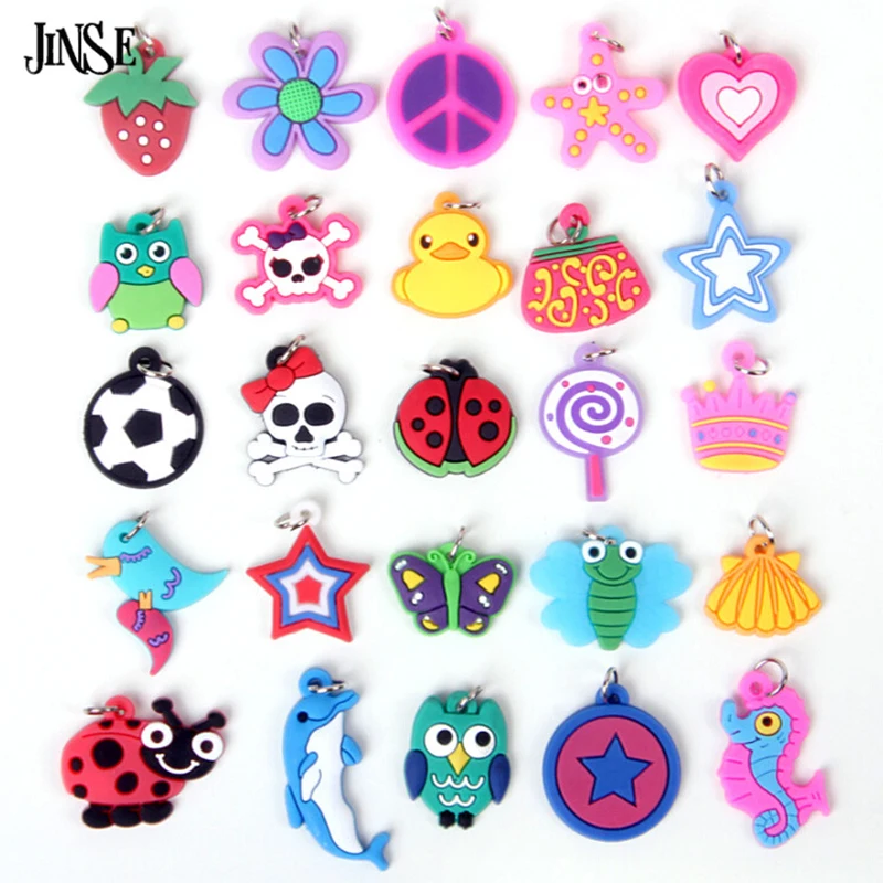 JINSE Loombands004 ручной вязки браслет резиновый ткацкий станок ребристые Подвески для