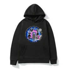

Coraline Print Hoodies Women Men Tim Burton Neil Gaiman Nightmare Before Christmas Goth Dark Hooded Sweatshirt Unisex Pullover