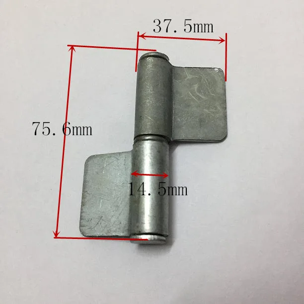16# Cylindrical with Iron Plate tie men jiao Iron Gate Welding Hinge Removable Shoulder Hinge Manufacturers Direct Selling