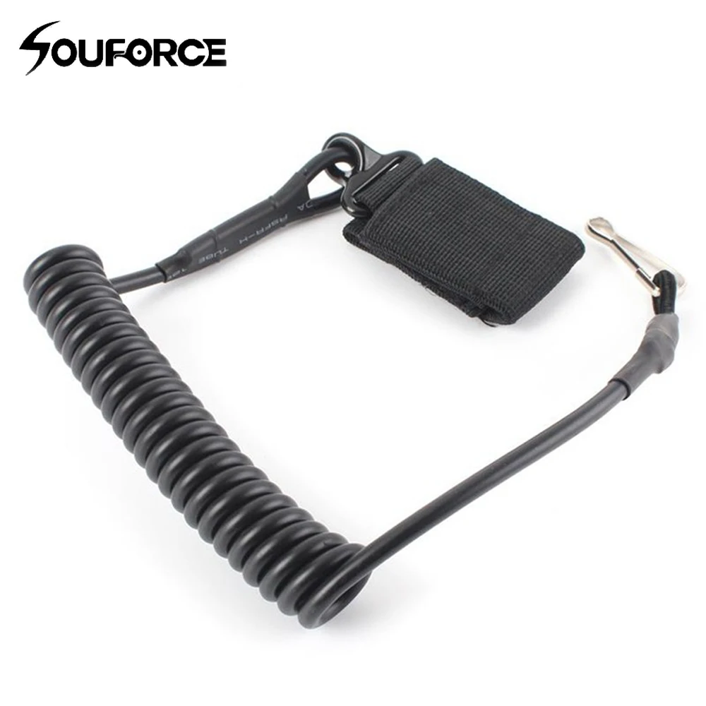 

2 Colors Tactical Pistol Hand Gun Secure Adjustable Lanyard Multi-functional Strip for Outdoor Hunting Accessories