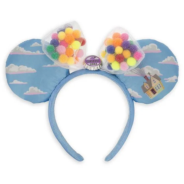 2022 Disney Mickey Ears Headband Firework Headband with Castle Peter Pan Cosplay Hairband Disneyland Letter Headband Gift Mickey Headband 23