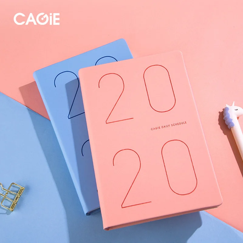 

A5 2020 Planner Agenda Calendar Notebook Portable Weekly Notes Manual Diary Monthly Notepad Organizer Schedule Stationery Gifts