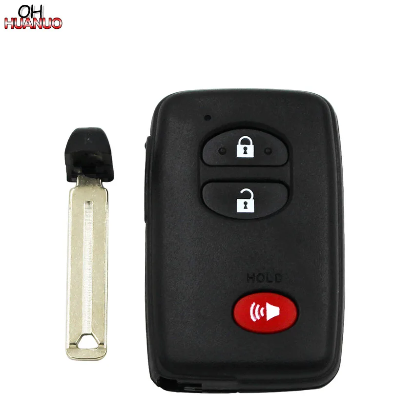 2+1 Button Smart Remote Key Shell Case Fob 3 Buttons for TOYOTA 4Runner Land cruiser Prius Car Blank | Автомобили и мотоциклы