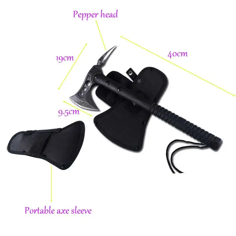 Günstige Hohe qualität Taktische Axt Tomahawk Armee Outdoor Jagd Camping Überleben Machete Achsen multi funktionale axt Pfeffer kopf
