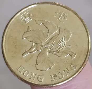 

22.5mm Bauhinia flower Hongkong ,100% Real Genuine Comemorative Coin,Original Collection