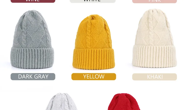 粗羊毛棱形格子花样帽子速卖通详情页_05