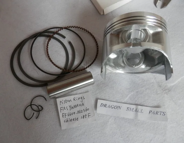 MZ360 PISTON KIT 85MM FOR YAMAHA EF6600 EF5500 5200 4400 5KW GENERATOR CYLINDER ASSEMBLY KOLBEN RING SET PIN CLIPS FREE SHIPPING