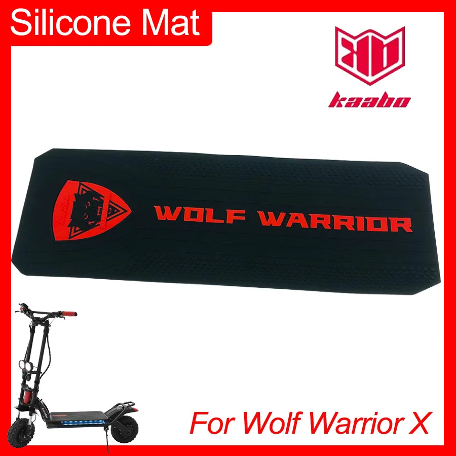 

Wolf X Silicone Mat Deck Pedal Cover Carpet Original Spare Parts Kaabo 10inch Wolf Warrior Electric Scooter