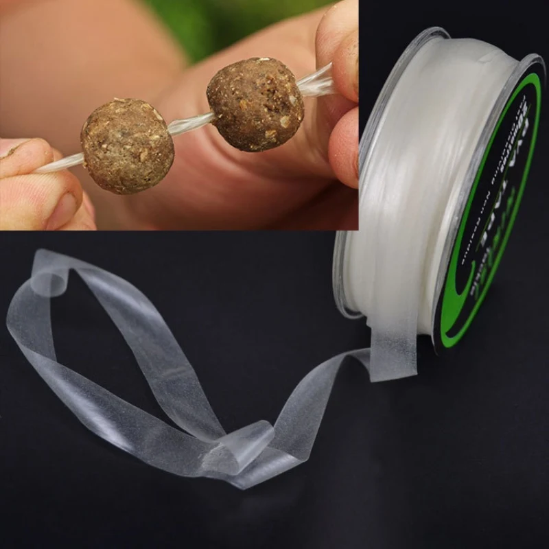 

NEW Water-soluble Film 10mm X 20m PVA Tape Fast Water Dissolving Carp Fishing Tools String Fishing Feeder Accessories