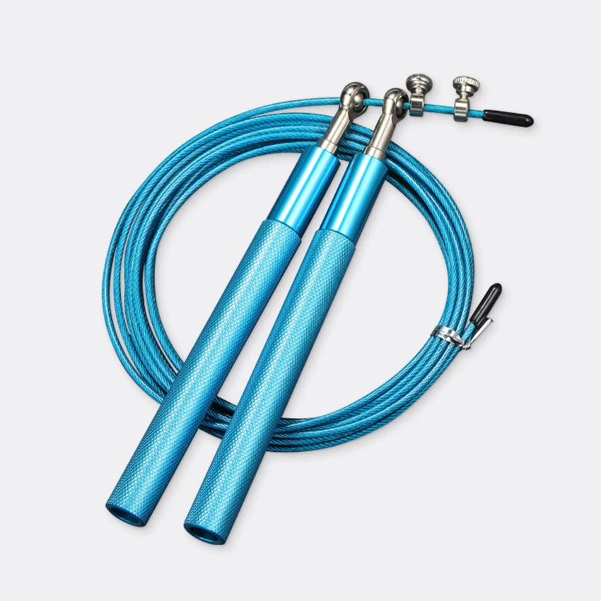 

Adjustable Steel Wire Skipping Ropes Fitness Speed Jump Rope Training Physical Agility Bearing Skip Rope Fitness Gym Equipment
