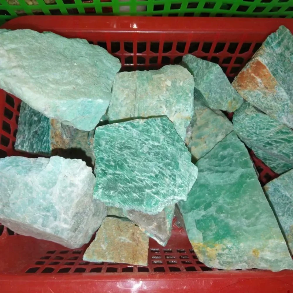 250Ct натуральный африканский зеленый Амазонит минеральное Исцеление Кристалл необработанные камни