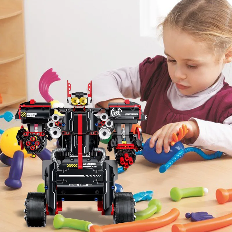 

13027 13028 App Control Robot Compatible 31313 Robot Set Building Blocks Bricks Programming Toys Kids Christmas Gifts
