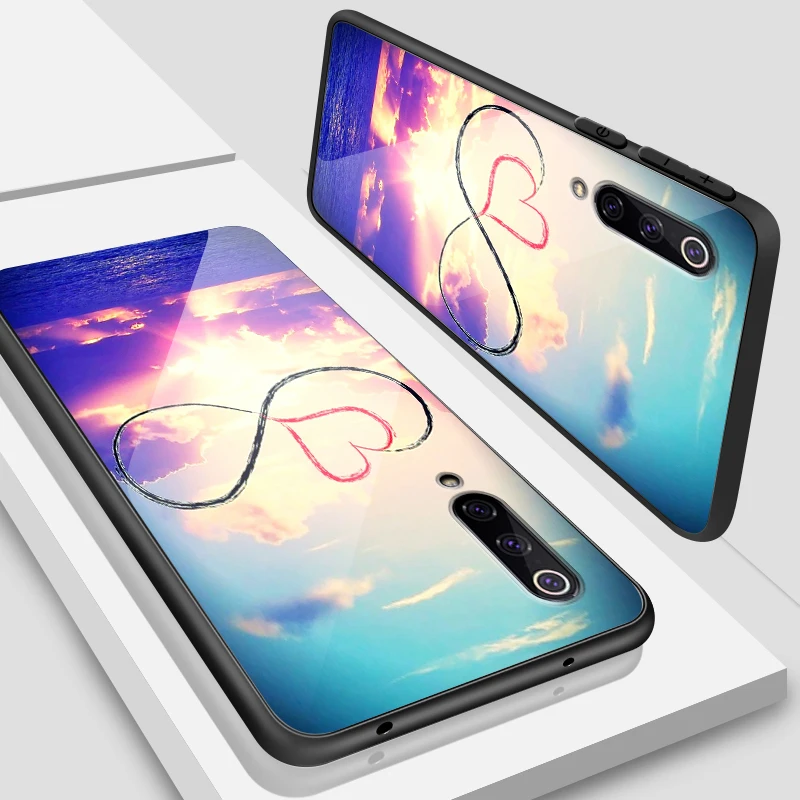 H103 Роскошный чехол из закаленного стекла для Xiaomi 5X6X8 9 SE A1 A2 Lite мягкий Кап для Redmi Note 4x 5A 6 7 Pro Prime Жесткий Бампер TPU Capa - Цвет: H103