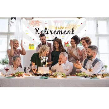 

Happy Retirement Party Decor Hanging Happy Birthday Party Decorations For Elderly Banners 2020 New
