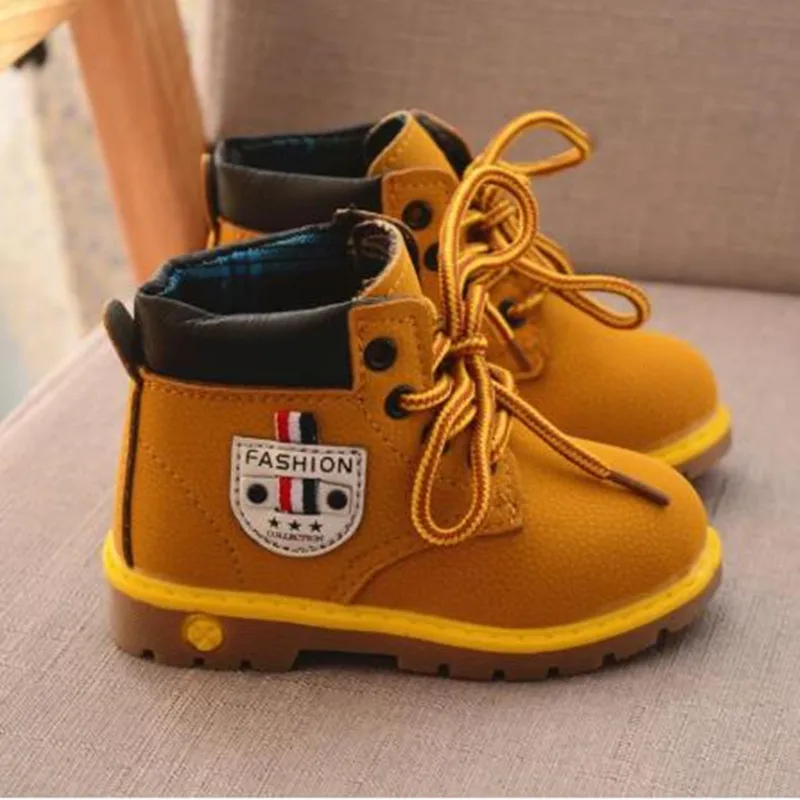 Новые детские ботинки милые Martin для девочек детская обувь модные рабочие лидер