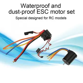 

surpass hobby 540 Brushless 3100KV Motor + 45A ESC RC Accessory Spare Part for 1/10 RC Crawler Cars