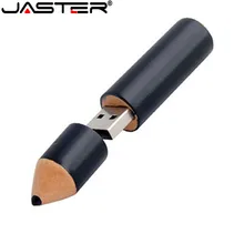 JASTER полная емкость деревянная модель карандаша флеш-память, переносной usb-накопитель 4GB 8GB 16GB USB 2,0 флеш-накопитель