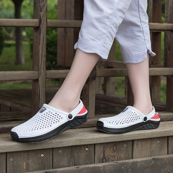 

sport sandals men Outdoor Men Breathable Summer Shoes WoMan Beach Slippers Rubber Sea Water Shoes Antiskid Clogs
