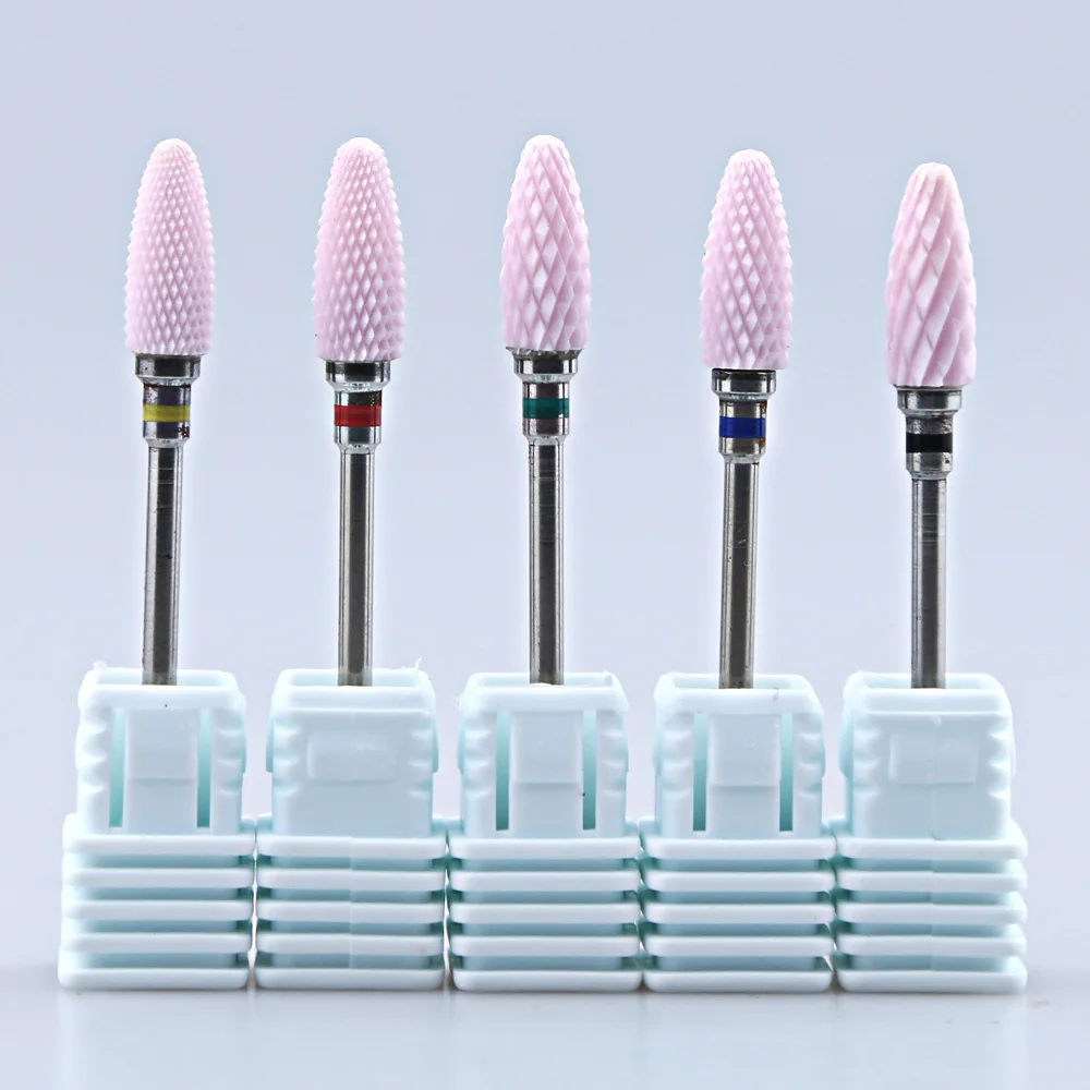 

Ceramic Nail Drill Bit Rotary Burr Nail Milling Cutter Manicure Pedicure Drill Machine Accessory Nail Art Tools