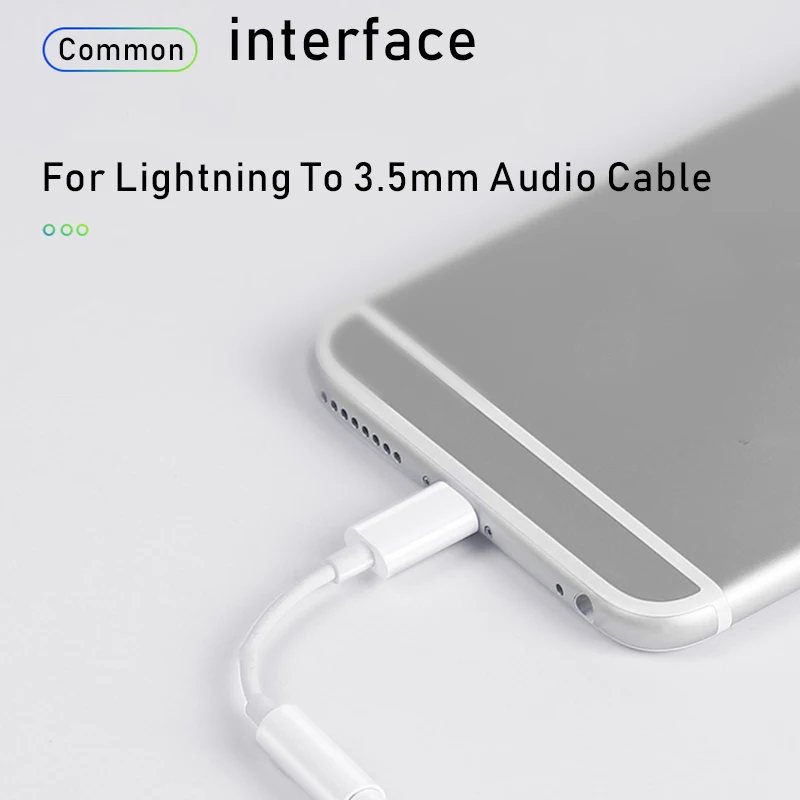 Для iOS 12 11 адаптер для наушников для iPhone 7 8 6 XS AUX адаптер для Lightning Female до 3,5 мм Мужские Адаптеры кабель для подключения наушников