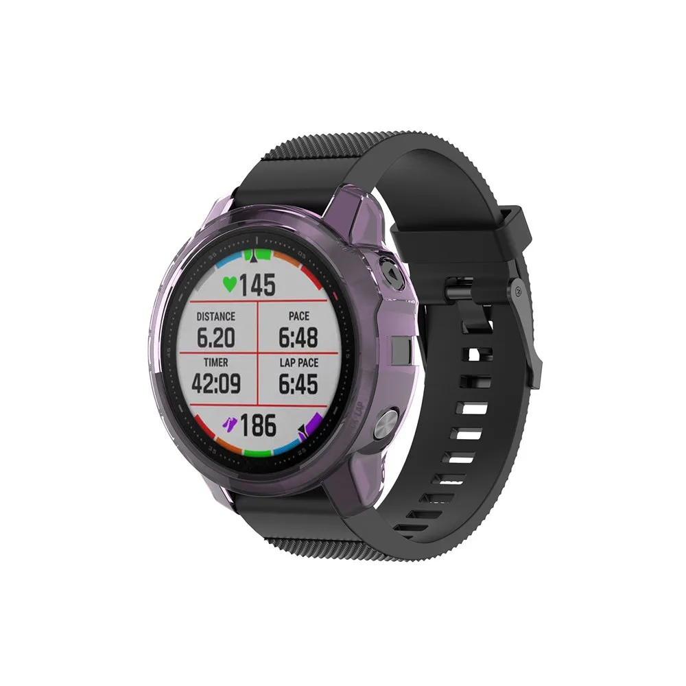 Защитный чехол s для Garmin Fenix 6 Fenix 6S 6X мягкий кристально чистый ТПУ защитный чехол рамка умные часы аксессуары оболочка