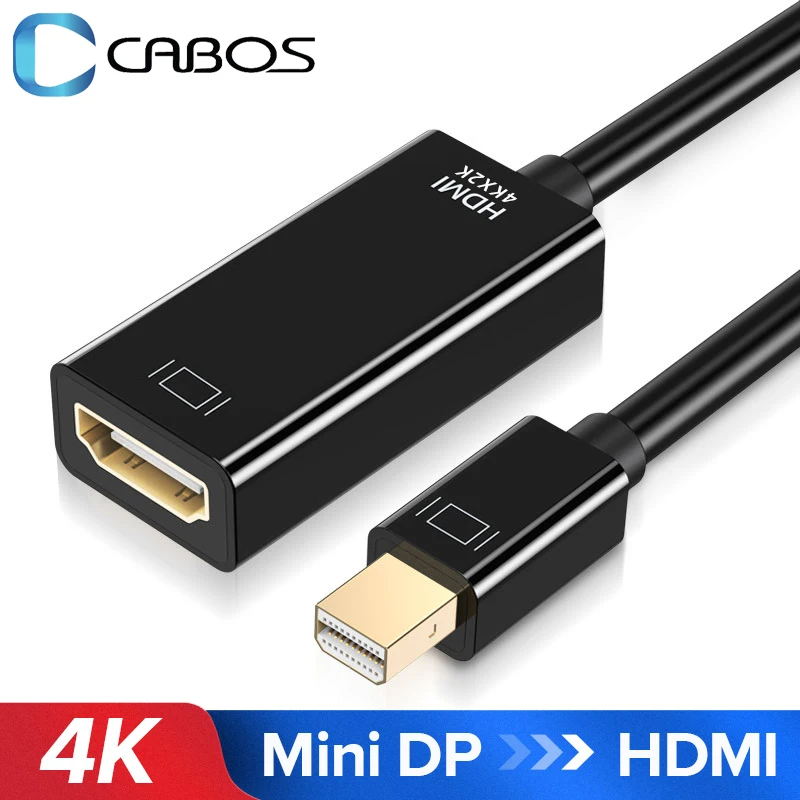 Переходник с Mini DP на HDMI переходник мини-портом дисплея HDMI-совместимый кабель 1080P 4K