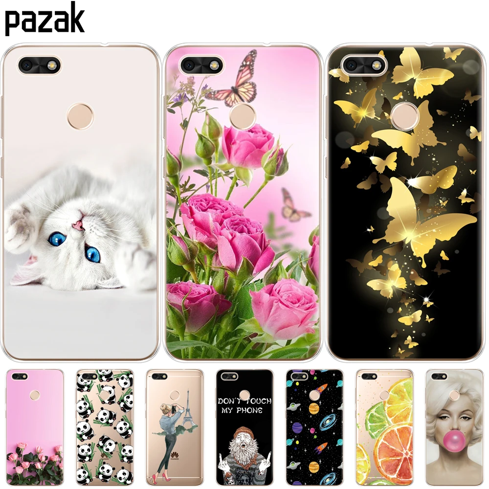 Silicon 5.0" For Huawei P9 Lite Mini Case Soft TPU Nova lite 2017 SLA-L22 Back Cover Y6 Pro phone shell | Мобильные телефоны и