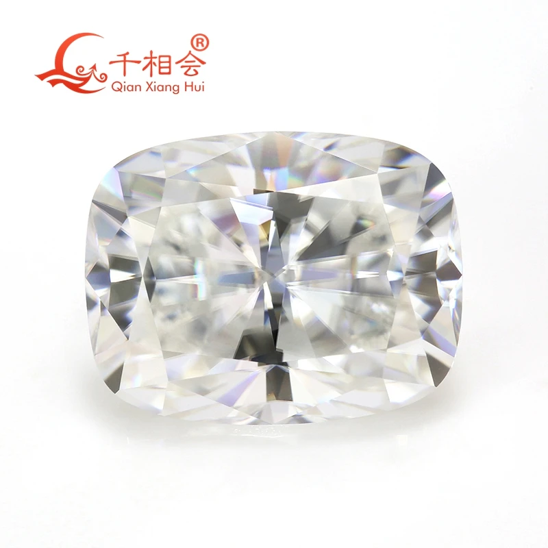 DF GH белый цвет Moissanite Длинная Подушка Форма лучистого выреза Sic материал свободный