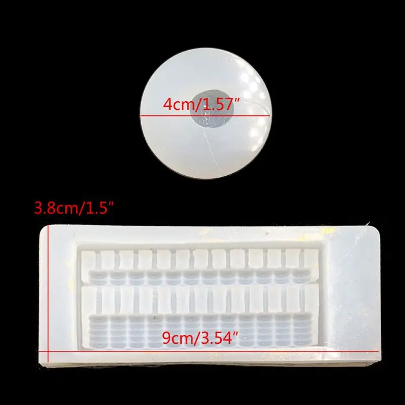 Abacus золотой слиток кулон эпоксидная смола силиконовая форма ювелирных изделий ремесла Инструменты