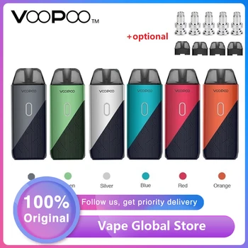 

Original VOOPOO FIND TRIO Pod Kit with 1200mAh Battery & 3ml Pod & 0.8ohm / 1.2ohm PnP Coil E-cig Vape Kit Vs Vinci X /Drag Nano