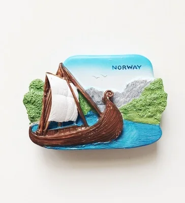 norway Стерео страны, Норвегия, Дания, Финляндия, Швеция, исландский магнит на холодильник, наклейка для украшения кухни, фотобумага - Цвет: norway