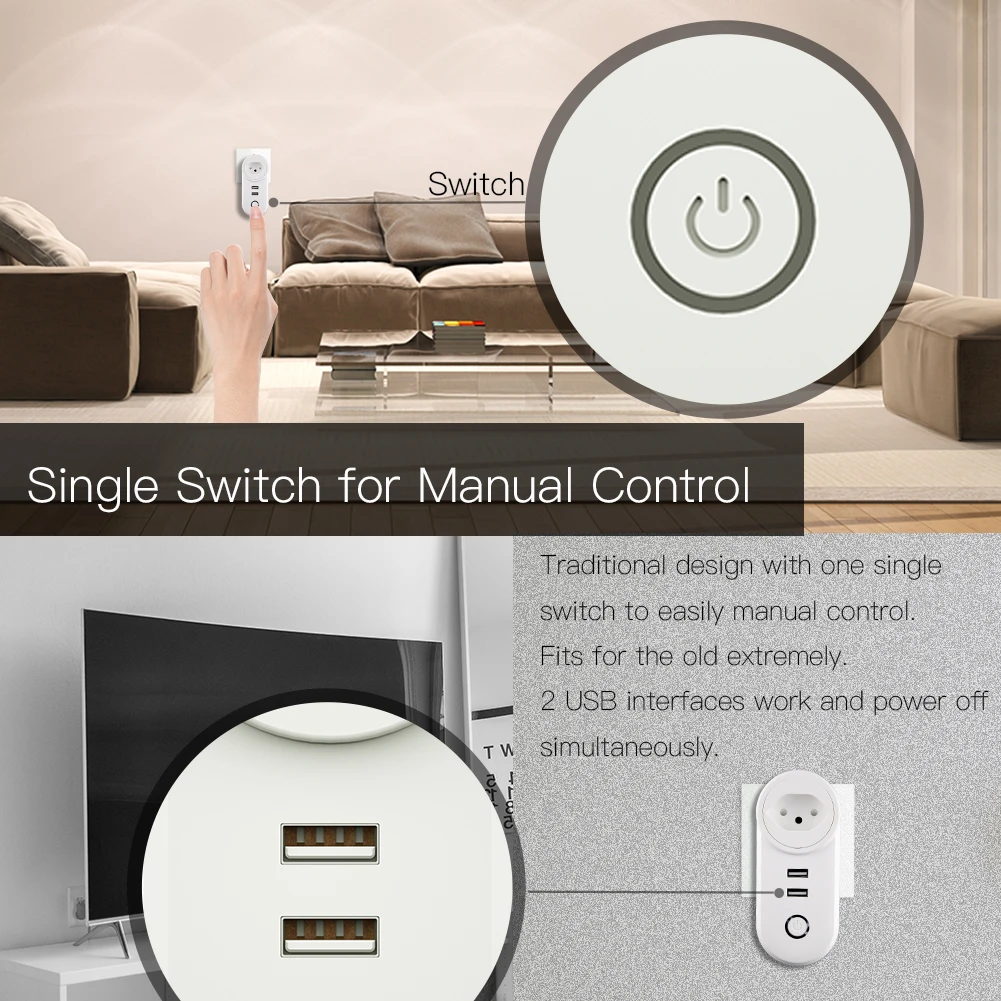 CH ZigBee3.0 двойной USB беспроводной разъем SmartThings приложение дистанционное управление эхо плюс Голосовое управление работа с Alexa Google Home