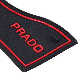 

15Pcs Interior Non-slip Door Cup Holder Rubber Mat For Toyota Land Cruiser Prado E7CA