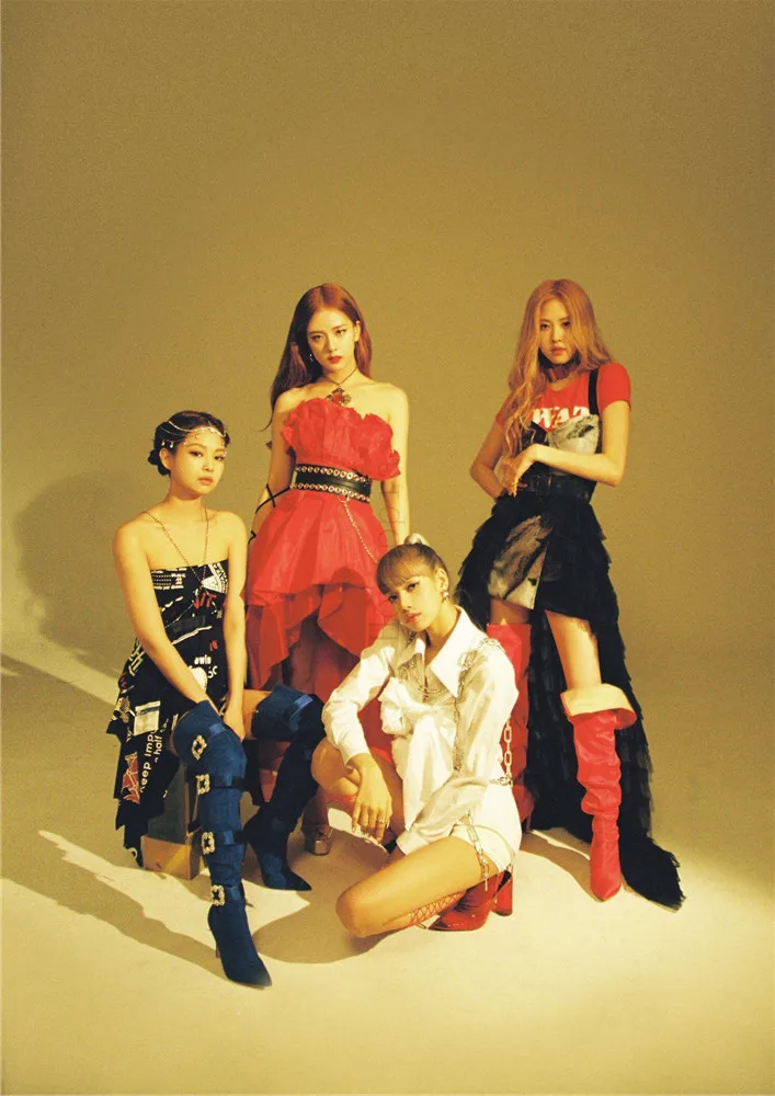 Постеры Kpop Blackpink Group Live Show украшения для дома яркие цвета глянцевые бумажные принты домашний арт бренд