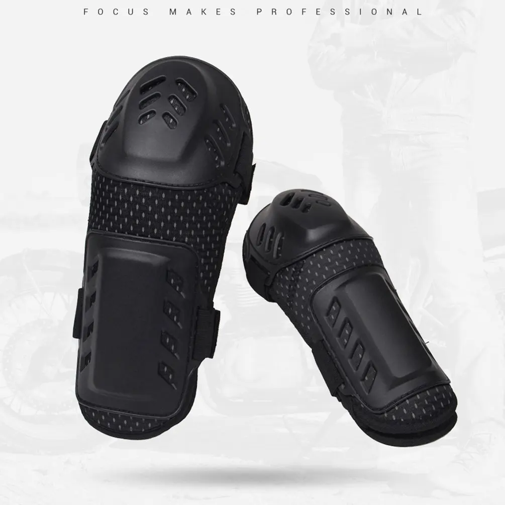 1 пара Herobiker для мотокросса, для верховой езды, небьющиеся наколенники, налокотники, четыре части, для катания на коньках, для спорта на открытом воздухе, наколенники, Короткие