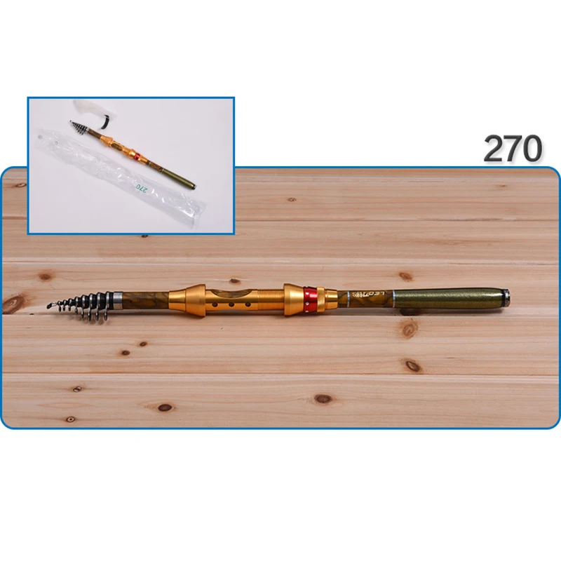 

180-335cm Ultralight Professional Sea Fishing Pole Telescopic Carbon +Aluminum Alloy Fish Rod