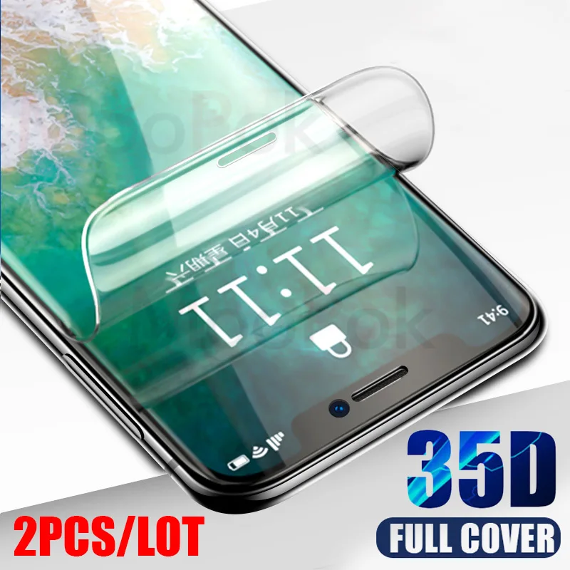 3Pcs 35D Hydrogel Film For iPhone 7 8 Plus 6 6s Plus Screen Protector iPhone X XS XR XS Max 11 Pro Max Soft Protective Film 3Pcs 35D Hydrogel Film For iPhone 7 8 Plus 6 6s Plus Screen Protector iPhone X XS XR XS Max 11 Pro Max Soft Protective Film