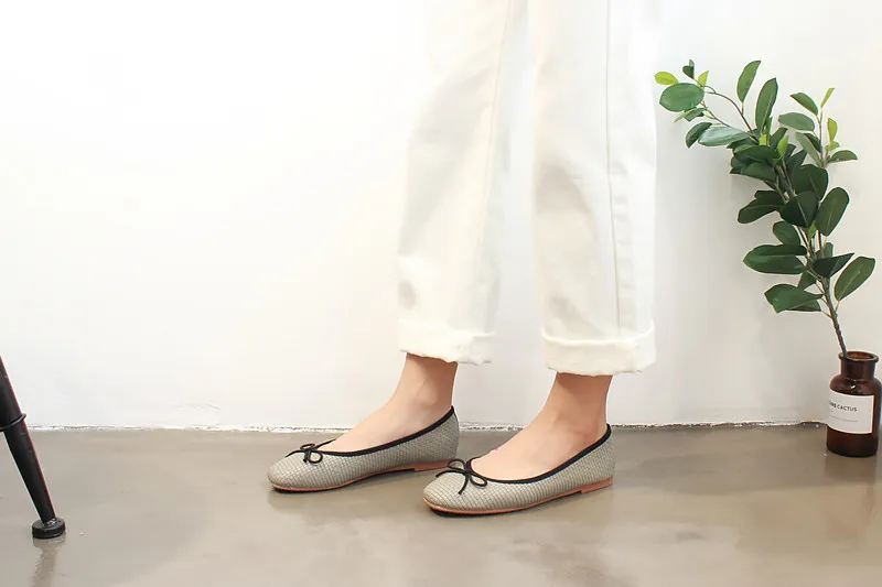 Женская обувь на плоской подошве; коллекция года; сезон весна; Лоферы без застежки на плоской подошве; Балетки с круглым носком; повседневные мягкие балетки; женская обувь