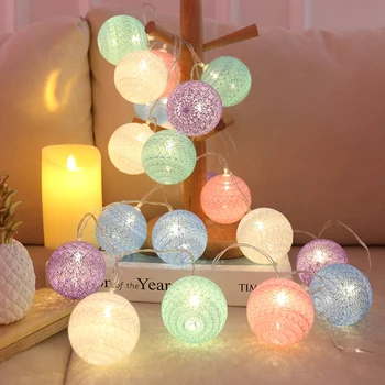 

3M LED Ball Light String Outdoor Garland Light Holiday Wedding Christmas Party Fairy Lights Festival Decoration