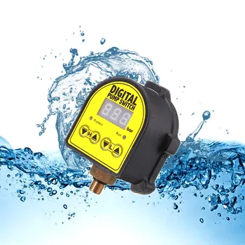 

Automatic LCD Digital Water Pump Pressure Control Switch IP65 Eletronic Pressure Controller for Water Pump 220V 10A IP466 G1/2