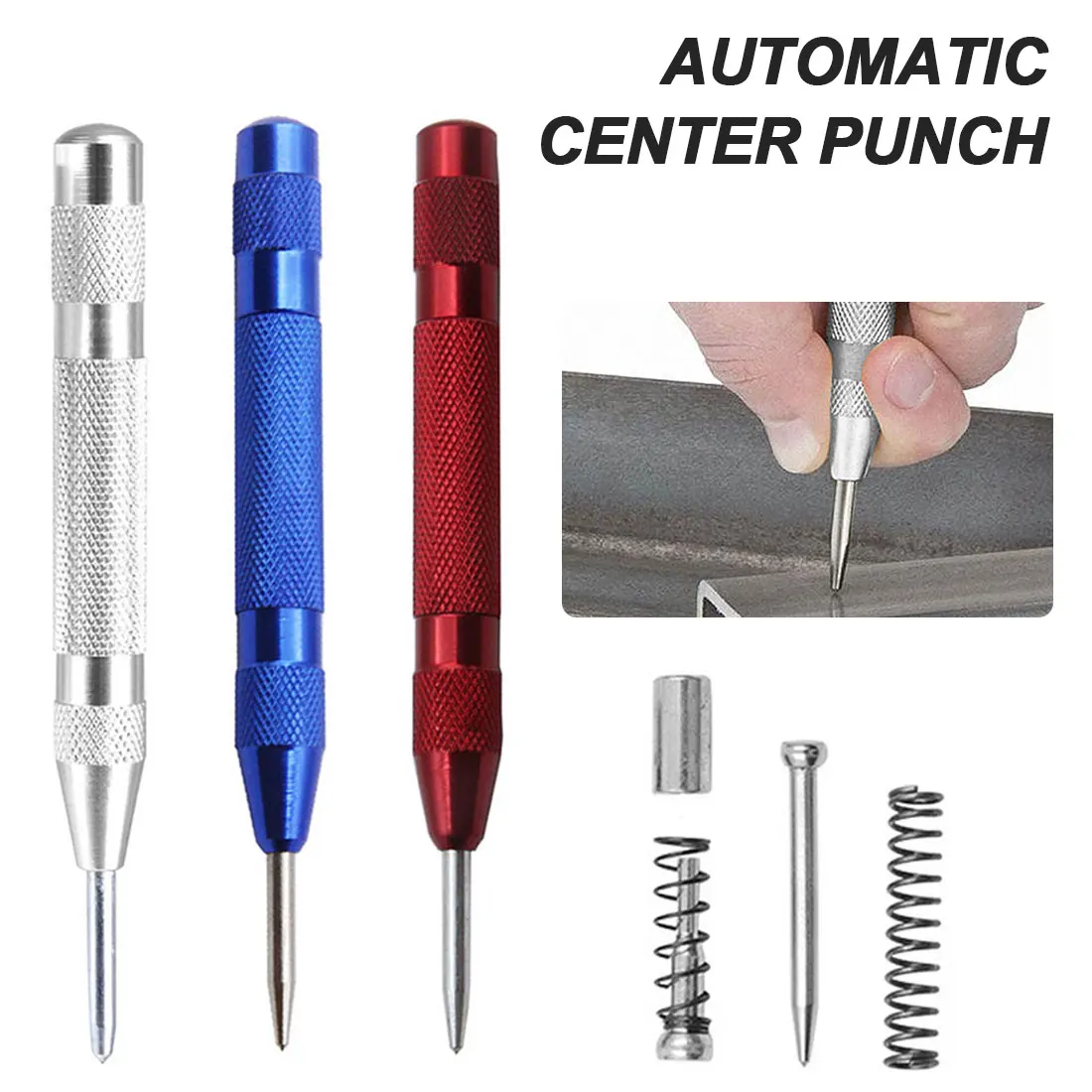 Center Punch Drill Bits Automatic for Wood Woodworker Punch Drill Bits