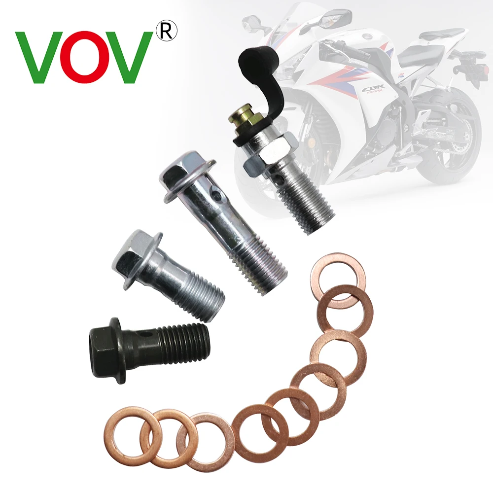 motorcycle rear caliper Front Rear Brake Master Cylinder Screw Oil  For Brake hose Caliper Master Cylinder Universal M10*1.25