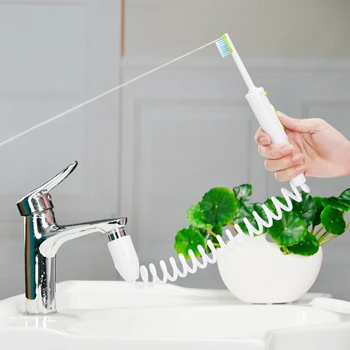 

New Faucet Oral Irrigator Oral Flosser Orthodontic Toothbrush Braces Dental Water Jet tips Irrigation Flosser SPA Oral Clean