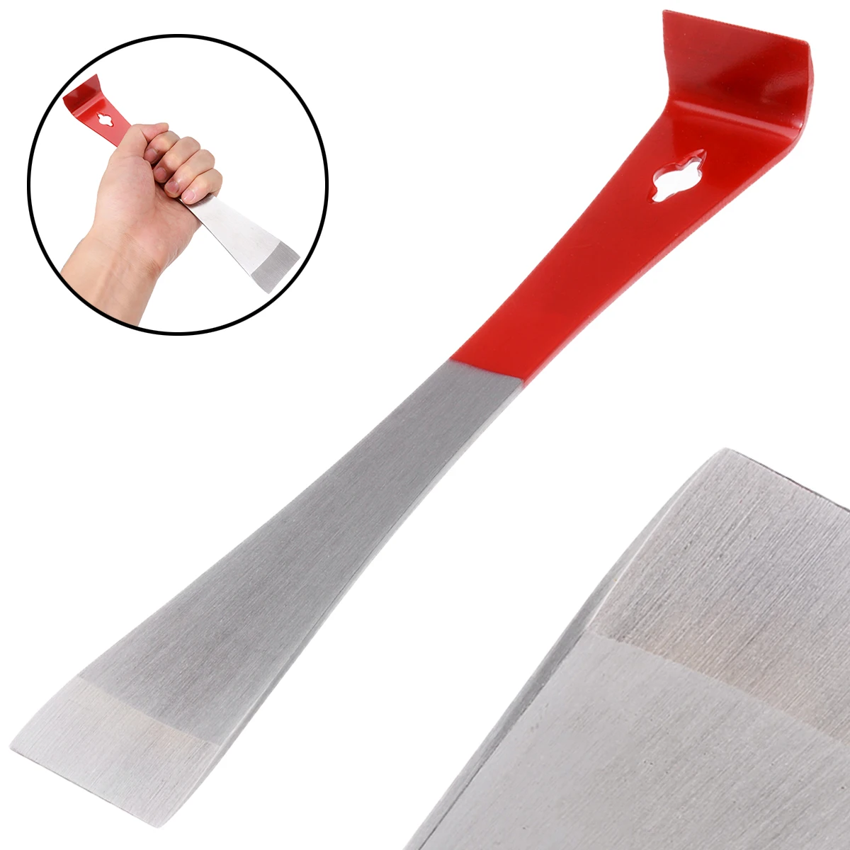 1 шт. красный Пчеловодство из нержавеющей стали плоский рот скребок Инструмент изогнутый хвост пчелиный крючок для улья скребок пчеловодства инструмент